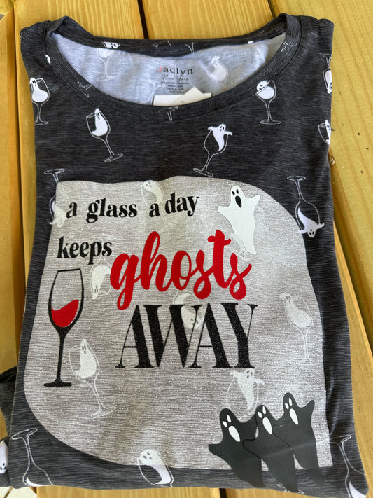 A Glass A Day Keeps The Ghosts Away